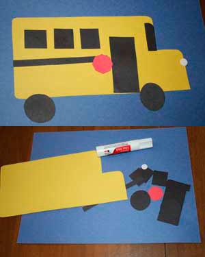 School Bus Shape Craft