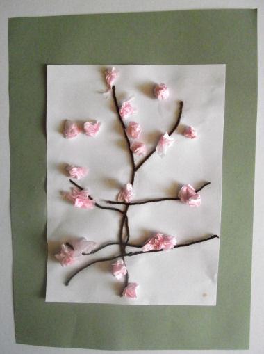 Blossom Tree Collage Craft