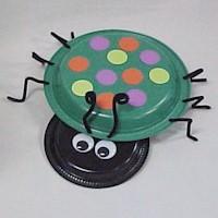 Paper Plate Beetle Craft