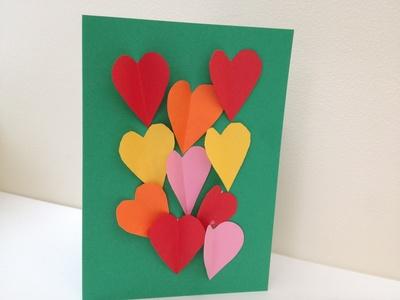I Love You Hearts Card Craft