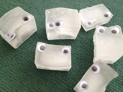 Icy Ghost Cubes Craft