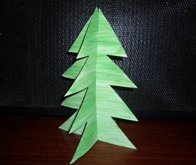 3D Christmas Tree Craft