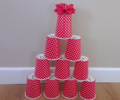 Count and Stack Christmas Tree Craft