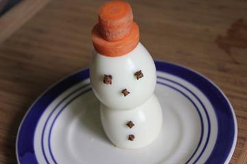 Snowman Egg Craft